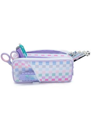 קלמר 2 תאים משבצות צבעוניות