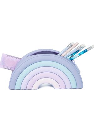 קלמר סיליקון קשת סגול פסטל