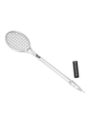 עט מחבט טניס כסוף