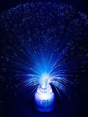 מנורת סיבים YOLO10 כחול