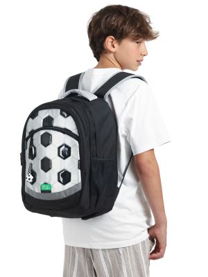 ילקוט 2 ב 1 כדורגל כסוף