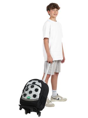 ילקוט 2 ב 1 כדורגל כסוף