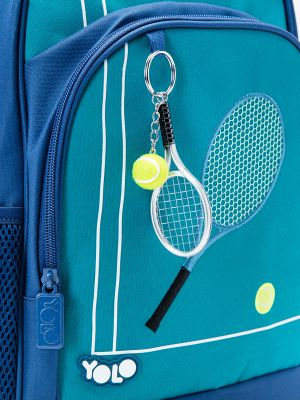 תיק גן טניס ירוק