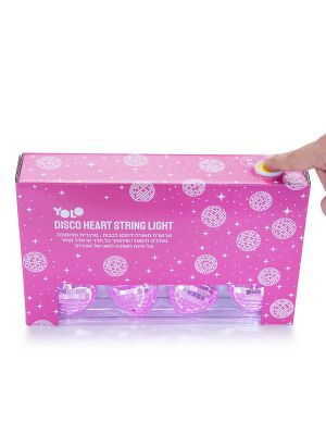 שרשרת תאורה יולודיסקו לב