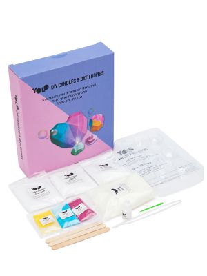 יצירה פצצות אמבטיה ונרות