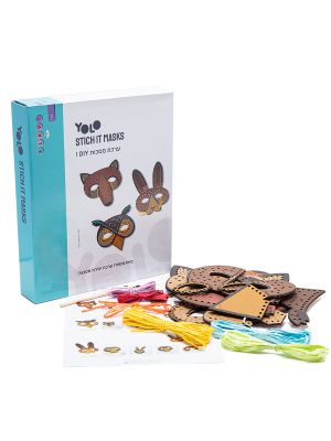 ערכת יצירה 3 מסכות ריקמה