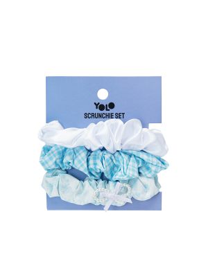 סט 3 סקראנצ’יז - פלוראל