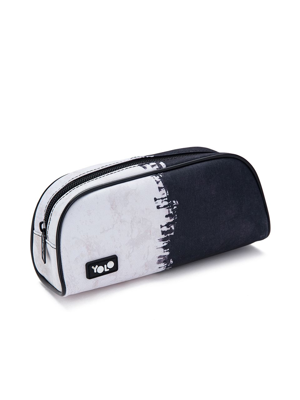 קלמר תא אחד שחור ולבן