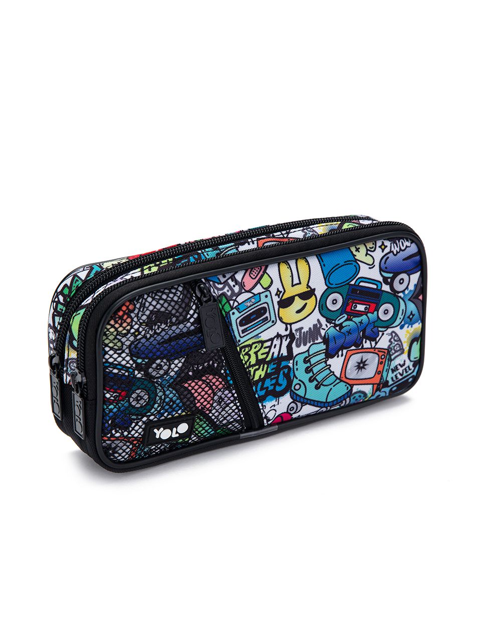 קלמר 2 תאים קיר גרפיטי