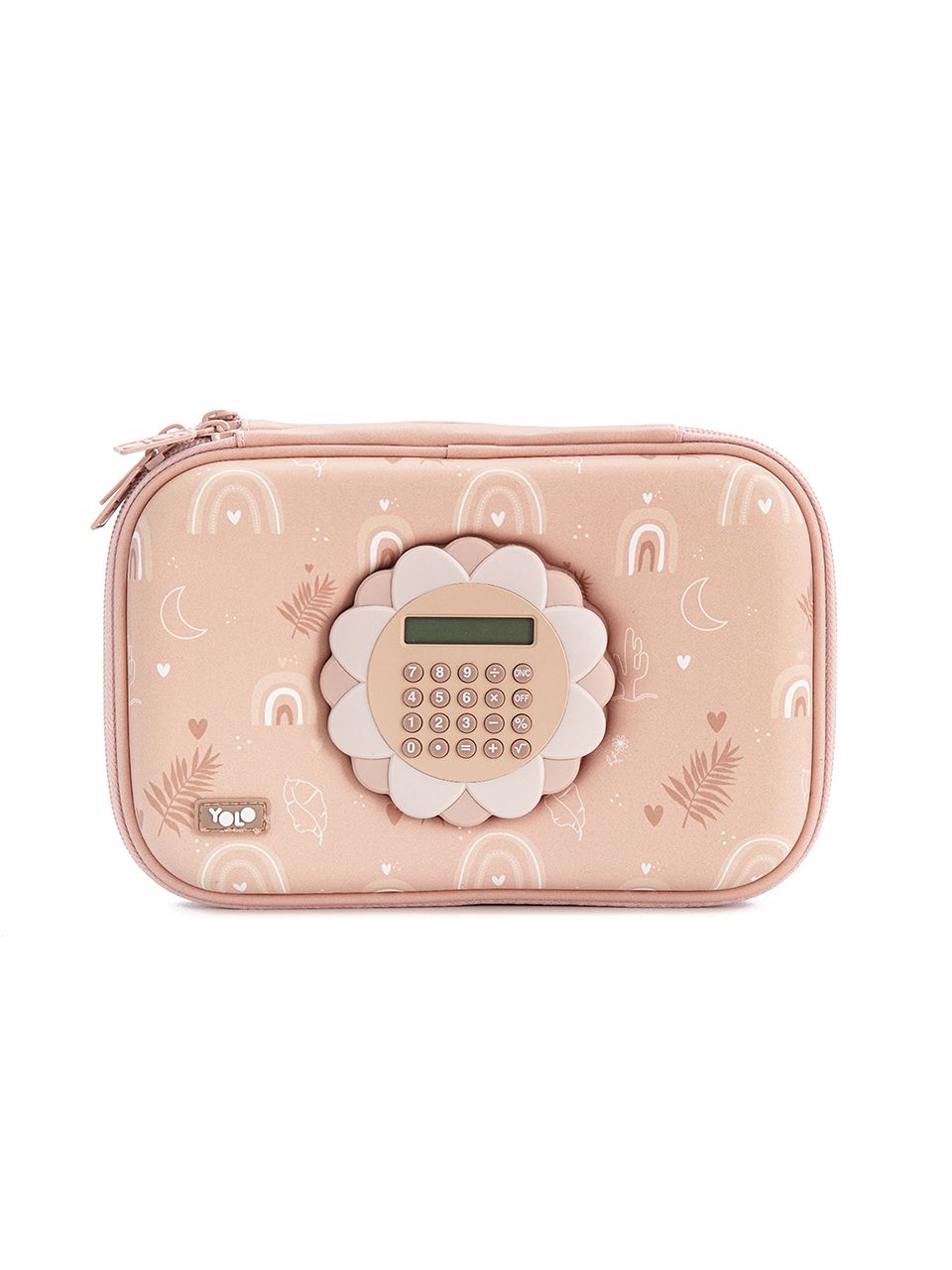 קלמר קשיח כפול עם מחשבון בוהו