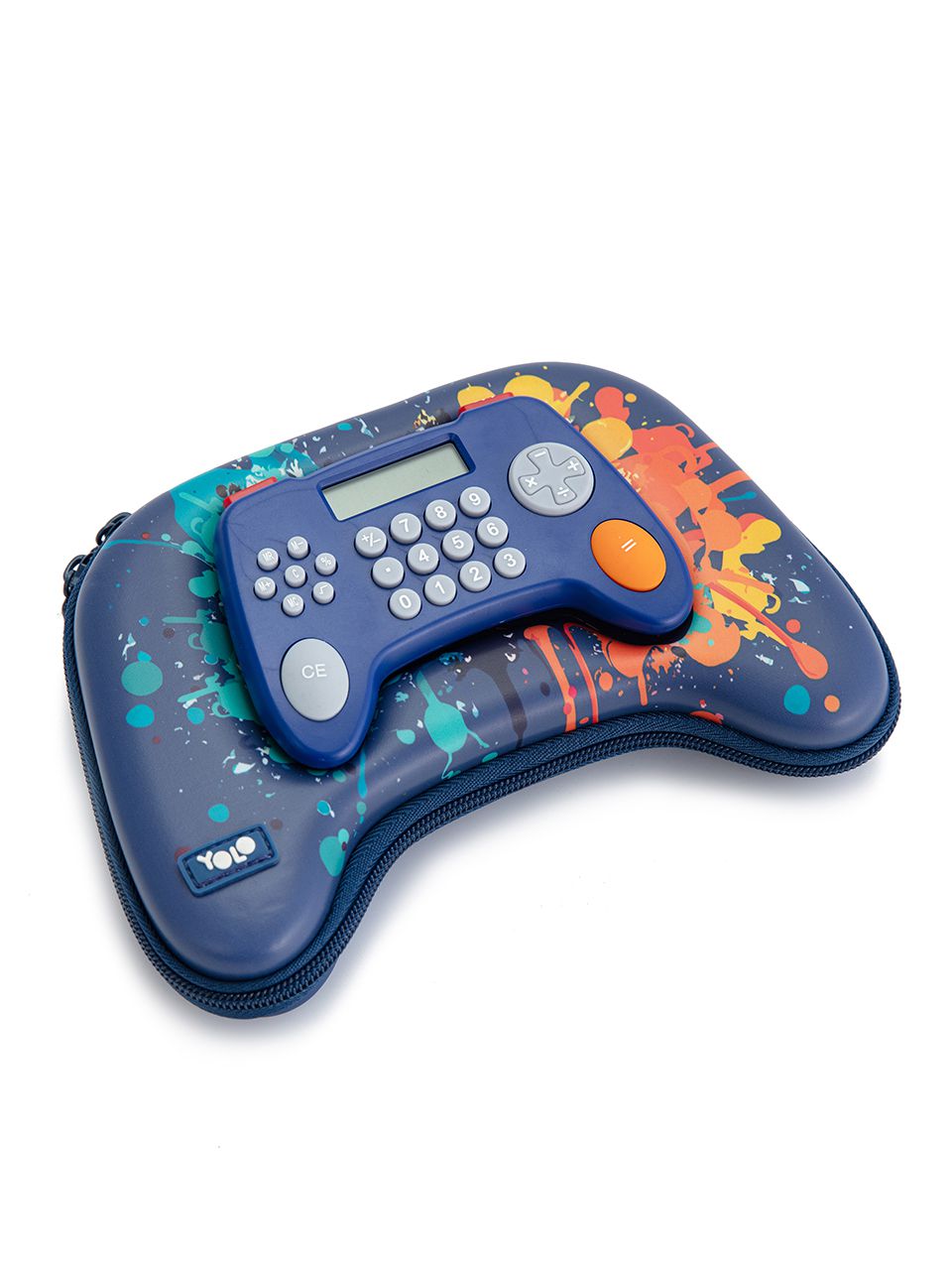 קלמר קשיח קונסולת משחק עם מחשבון