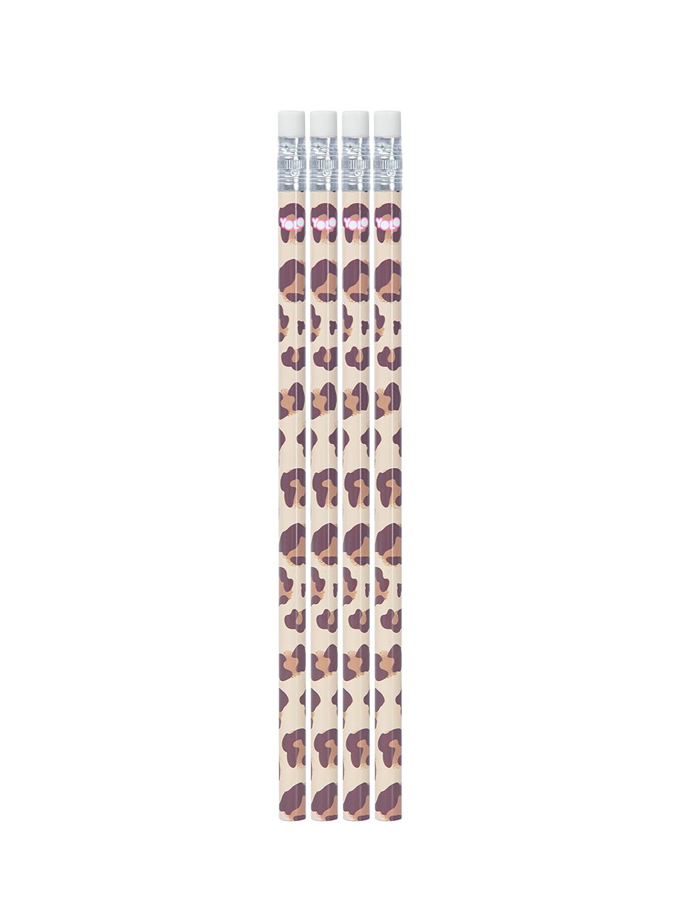 סט 4 עפרונות מנומר