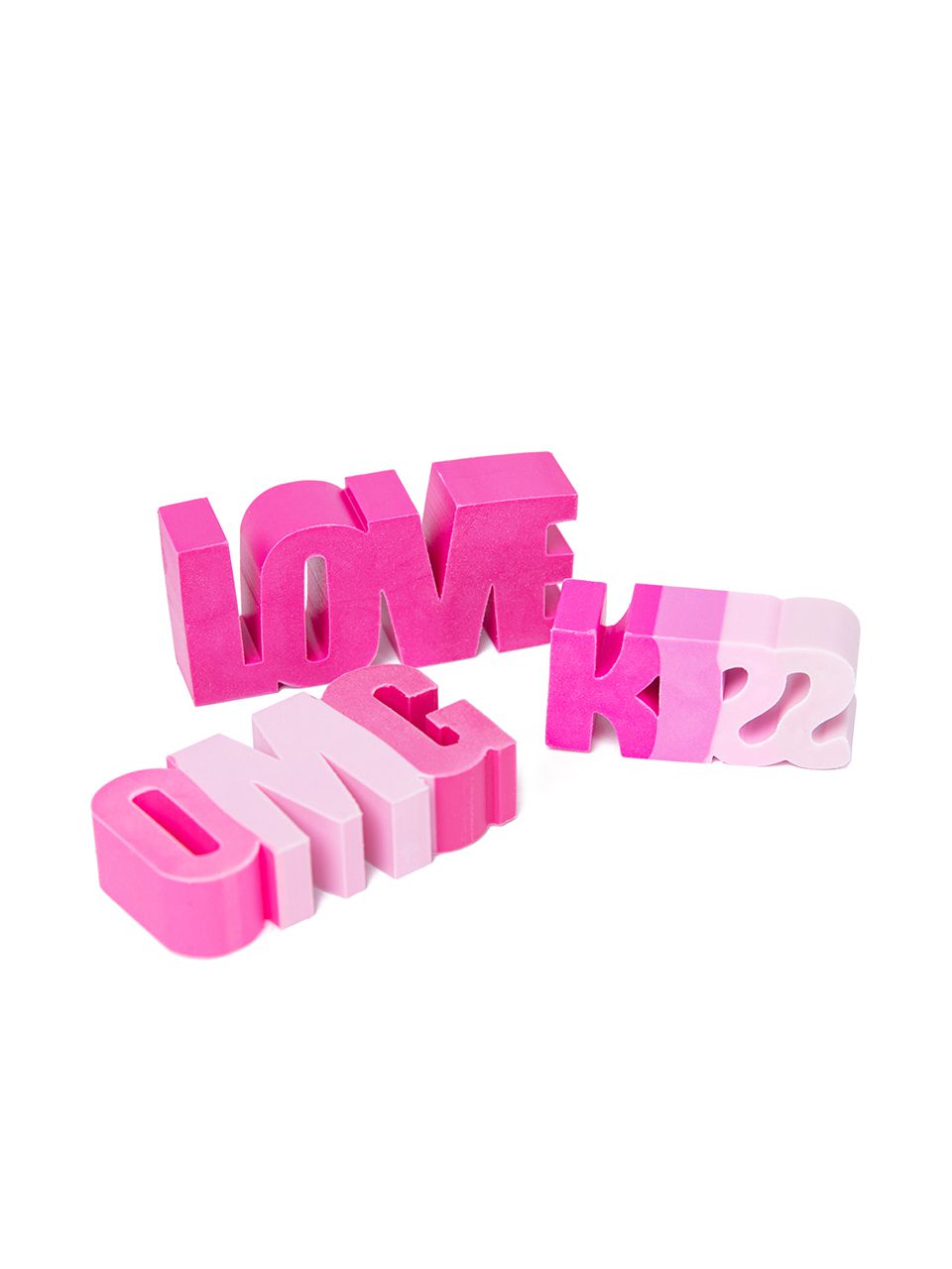 סט 3 מחקי גרפיטי LOVE