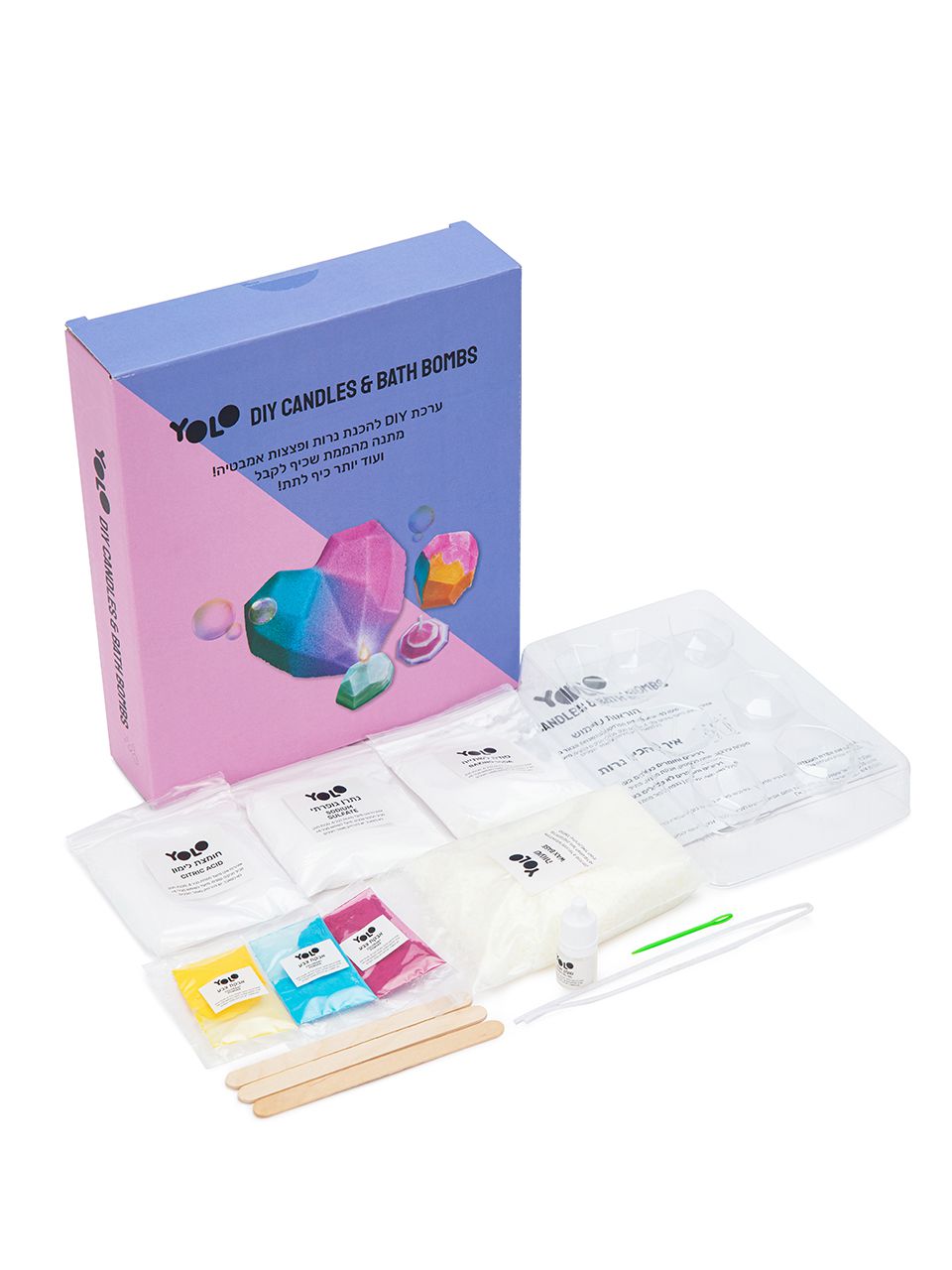 יצירה פצצות אמבטיה ונרות