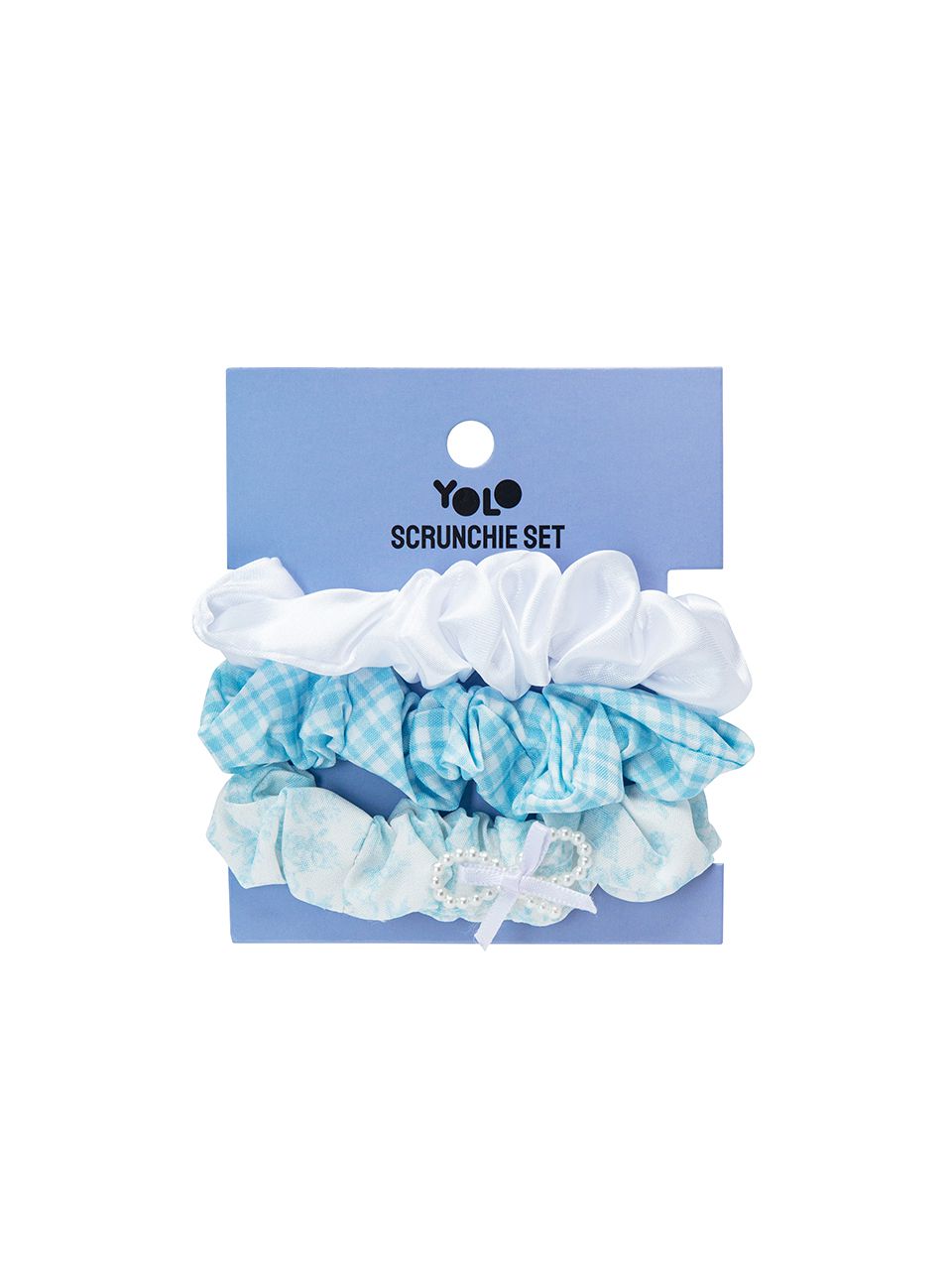 סט 3 סקראנצ’יז - פלוראל